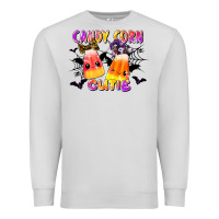Dove Grey candy corn cute Premium Sweatshirt - LillyAllenDesigns