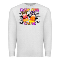 Oatmeal Heather candy corn cute Premium Sweatshirt - LillyAllenDesigns