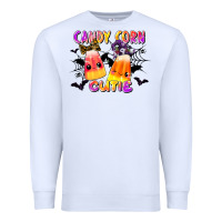 White candy corn cute Premium Sweatshirt - LillyAllenDesigns