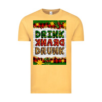 Vintage Mustard Christmas Drink Drank Drunk Vintage Tee - Artiststas