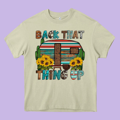 Back That Thing Up Heavy Core Tee Designed By Artiststas