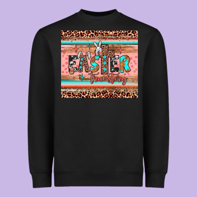 Easter True Story Heavyweight Sweatshirt Designed By Jahusdesignshop
