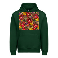 Forest Green mardi gras crawfish Urban Hoodie - CowGirlArtShop