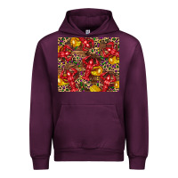 Mauve Wine mardi gras crawfish Urban Hoodie - CowGirlArtShop