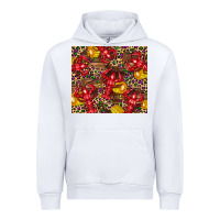 White mardi gras crawfish Urban Hoodie - CowGirlArtShop