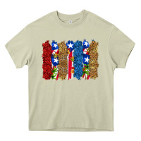 Mossy puerto rico republic brushstrokes Heavy Core Tee - RanaPortraitStore