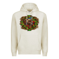 Oatmeal Heather christmas rodeo Premium Hoodie - RanaPortraitStore
