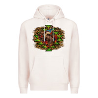 Pale Pink christmas rodeo Premium Hoodie - RanaPortraitStore