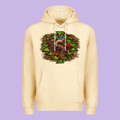 Christmas Rodeo Premium Hoodie Designed By Ranaportraitstore