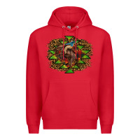 Red christmas rodeo Premium Hoodie - RanaPortraitStore