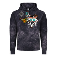 Cloud Black tx yall western Vintage Hoodie - CowhideDigitalArt