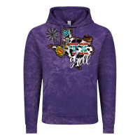 Cloud Purple tx yall western Vintage Hoodie - CowhideDigitalArt