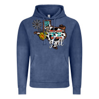 Vintage Denim tx yall western Vintage Hoodie - CowhideDigitalArt