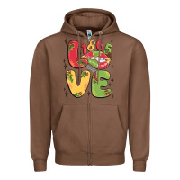 Chestnut love juneteenth lips Zipper Hoodie - MaliasSmallBusiness