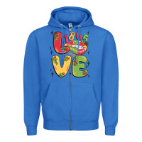True Royal love juneteenth lips Zipper Hoodie - MaliasSmallBusiness