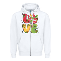 White love juneteenth lips Zipper Hoodie - MaliasSmallBusiness