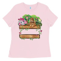 Bubblegum Pink zoo crew Ladies Tee - JahusDesignShop