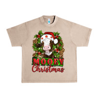 French Oak Mooey christmas Urban Heavy Tee - Artiststas