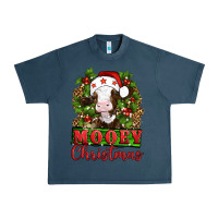 Midnight Navy Mooey christmas Urban Heavy Tee - Artiststas