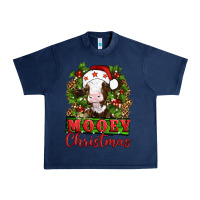 Navy Mooey christmas Urban Heavy Tee - Artiststas