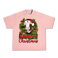 Salmon Mooey christmas Urban Heavy Tee - Artiststas