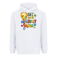 White let your light shine Heavyweight Hoodie - LillyAllenDesigns