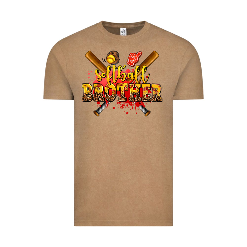 Softball Brother Vintage Tee by AdoDesignShop | Teevron