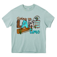 Arona living on lake time Heavy Core Tee - texasbilliewilder