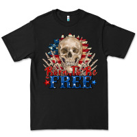 Black born to be free skeleton Premium Tee - Zillion Design Studio