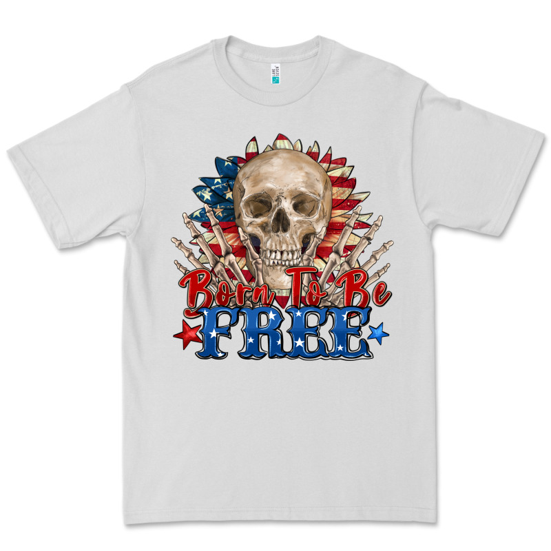 Born To Be Free Skeleton Premium Tee by Zillion Design Studio | Teevron