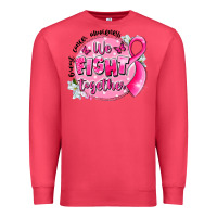 Cardinal breast cancer awareness we fight together Premium Sweatshirt - LillyAllenDesigns