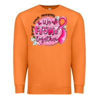 Carrot breast cancer awareness we fight together Premium Sweatshirt - LillyAllenDesigns