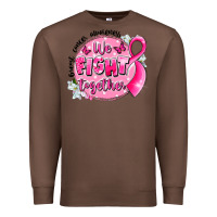 Chestnut breast cancer awareness we fight together Premium Sweatshirt - LillyAllenDesigns
