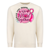 Sandshell breast cancer awareness we fight together Premium Sweatshirt - LillyAllenDesigns