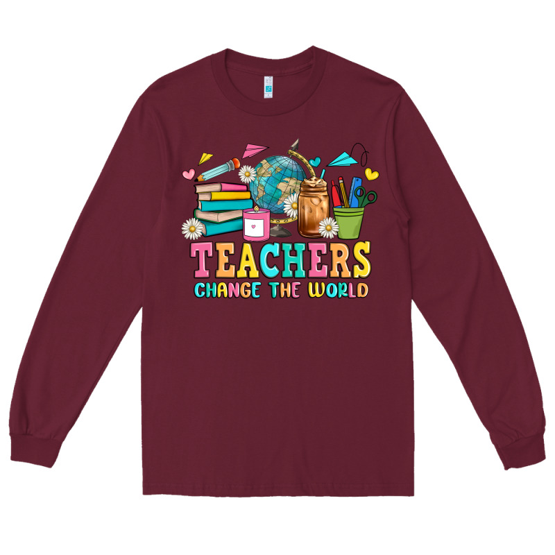 Custom Teacher Long Sleeve Tee by JahusDesignShop | Teevron