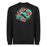 Black race sunflower patches Heavyweight Sweatshirt - AdoDesignShop