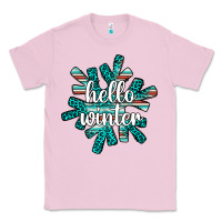 Bubblegum Pink hello winter Classic Tee - AdoDesignShop