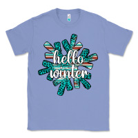 Colony Blue hello winter Classic Tee - AdoDesignShop