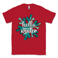 Red hello winter Classic Tee - AdoDesignShop