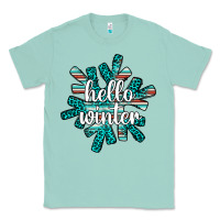 Seafoam hello winter Classic Tee - AdoDesignShop