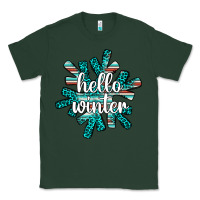 Sports Green hello winter Classic Tee - AdoDesignShop