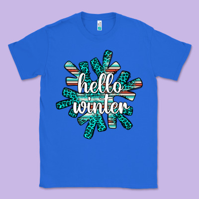Hello Winter Classic Tee Designed By Adodesignshop