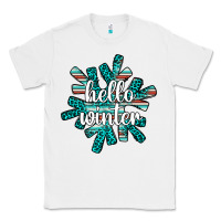 White hello winter Classic Tee - AdoDesignShop