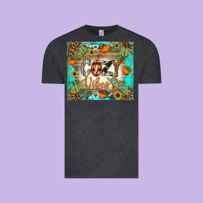 Cozy Vibes Tumbler Vintage Tee Designed By Bundleandbundleshop