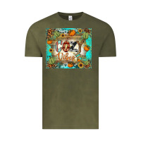 Vintage Olive cozy vibes tumbler Vintage Tee - BundleAndBundleShop