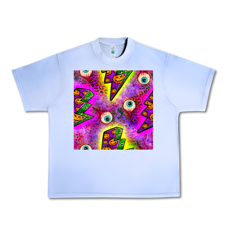 Halloween Thunders Seamless Pattern Urban Heavy Tee by BundleAndBundleShop | Teevron