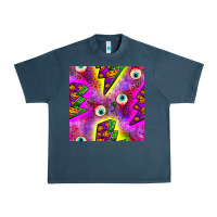 Midnight Navy halloween thunders seamless pattern Urban Heavy Tee - BundleAndBundleShop