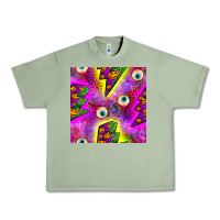 Oil Green halloween thunders seamless pattern Urban Heavy Tee - BundleAndBundleShop