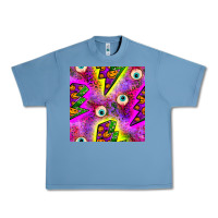 Pebble Blue halloween thunders seamless pattern Urban Heavy Tee - BundleAndBundleShop