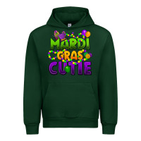 Forest Green mardi gras cutie Urban Hoodie - CowGirlArtShop